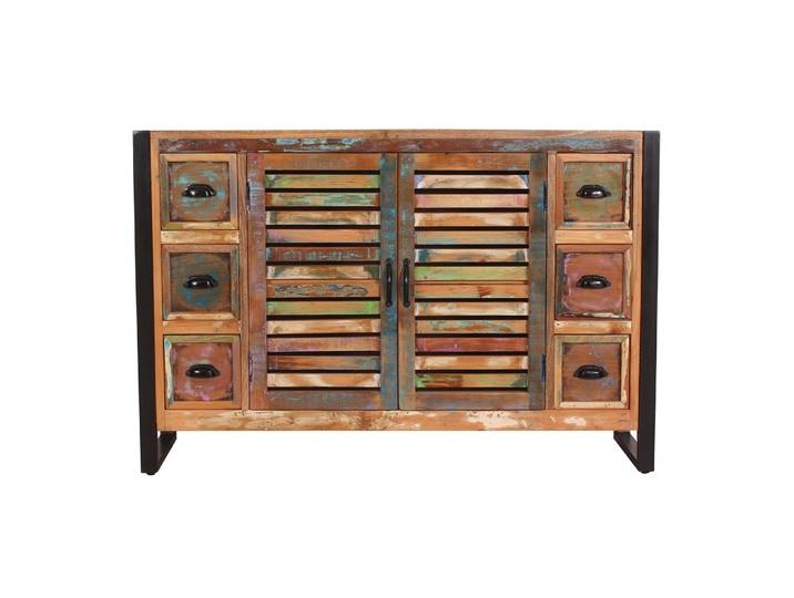 SIT Möbel FIUME Sideboard Metall/Altholz bunt