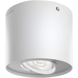 Philips Deckenstrahler Star Phase, weiß mit LED, 1-flammig, dreh- und schwenkbar, warmweiß