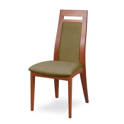 Esszimmerstuhl HOME AFFAIRE "CLIO", braun (kirsch, moss, kirschbaum, moss), B:48cm H:101cm T:58cm, Massivholz, Stühle, Stuhl mit wasserabweisender Stoff