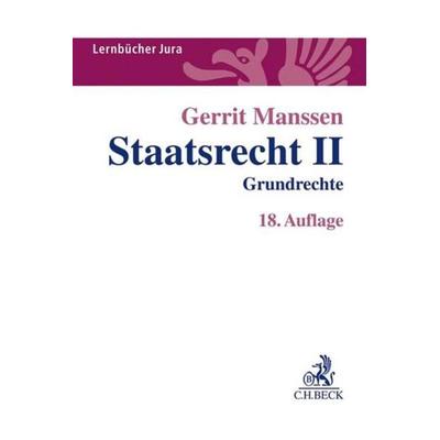 Staatsrecht II, Taschenbuch von Gerrit Manssen, C.H. Beck