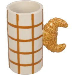 Vase CROISSANT (LBH 10,50x6,70x12 cm) - braun - LBH 10,50x6,70x12 cm