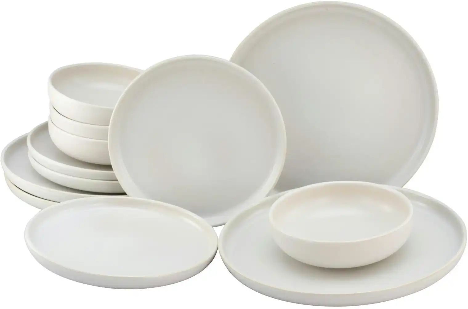CreaTable Kombiservice  Uno ¦ mehrfarbig ¦ Steinzeug/Steingut ¦ Maße (cm): B: 40