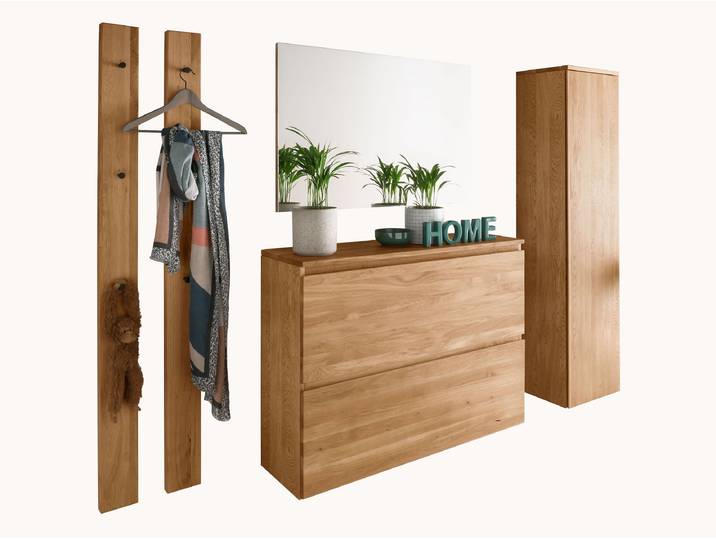 Garderoben-Set Volitare - mit Beleuchtung - Holz - Variante 09