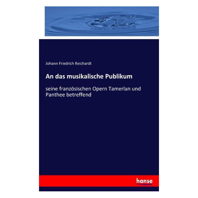 Hansebooks An das musikalische Publikum (55847848)