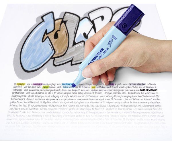 Staedtler Highlighter   Vintage   Azurblå