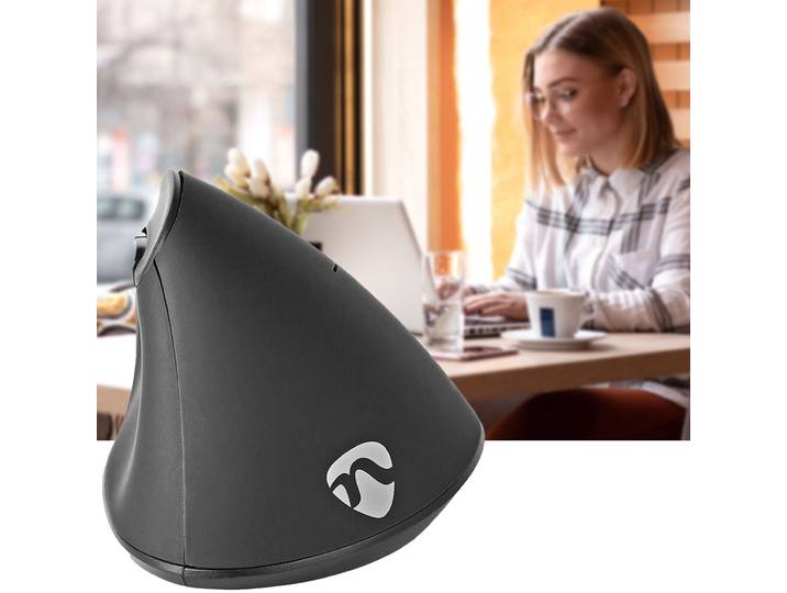 Ergonomische Funkmaus, 1600, 1000 oder 800 dpi, USB Nano Empfänger
