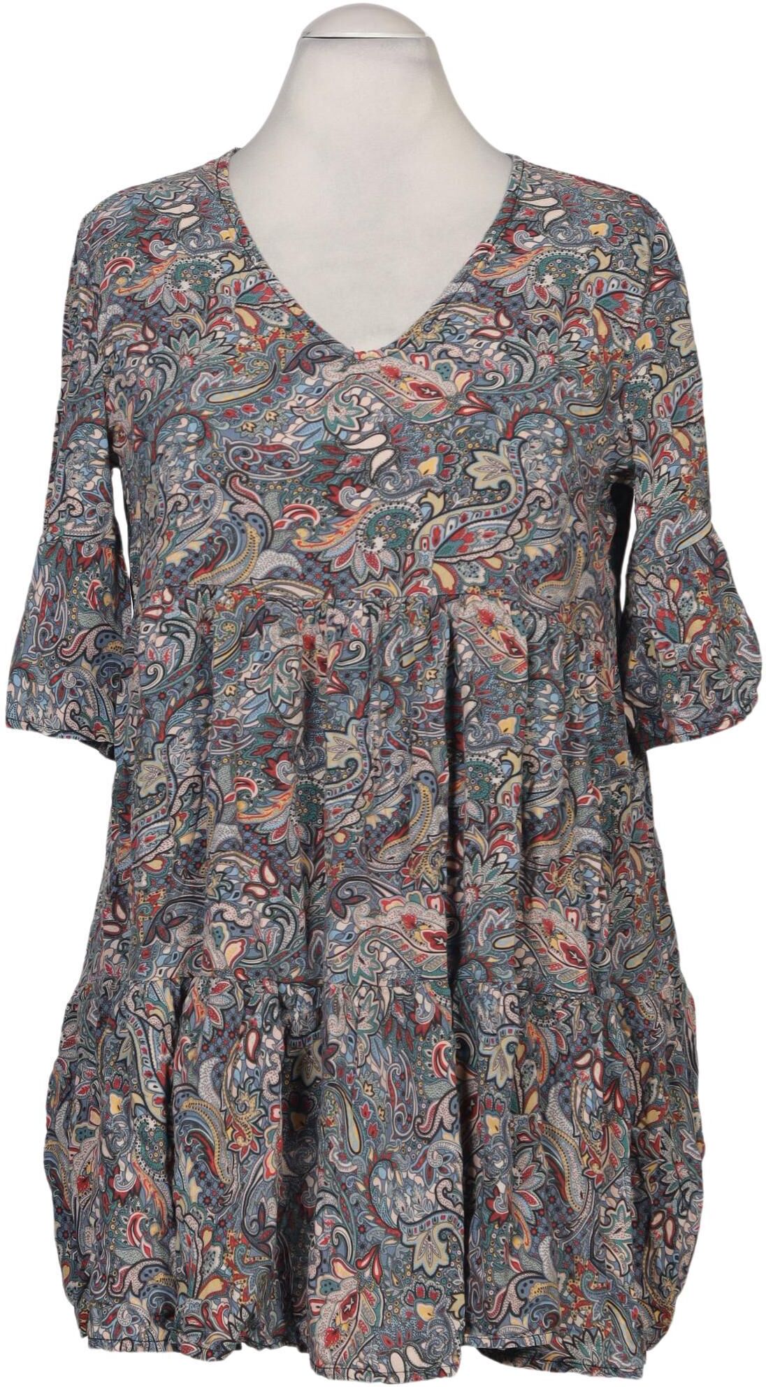 Unique just be you Damen Bluse, Mehrfarbig, Gr. XL, Viskose - Second Hand