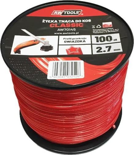 Awtools Snijdraad Classic Rond, 2,7 mm x 100 meter
