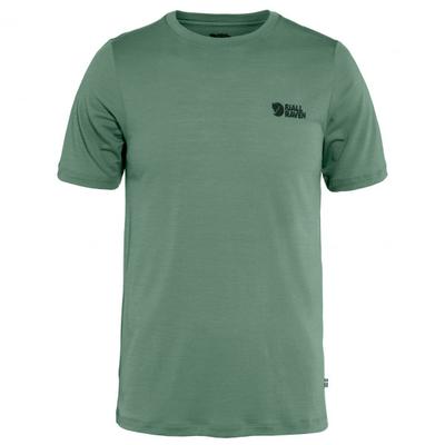 Fjällräven - Abisko Wool Logo S/S - Merinoshirt Gr XXL grün