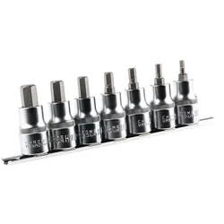 RS PRO, Steckschlüssel + Stecknuss, Sechskant-Bitsatz 1/2" Antrieb
