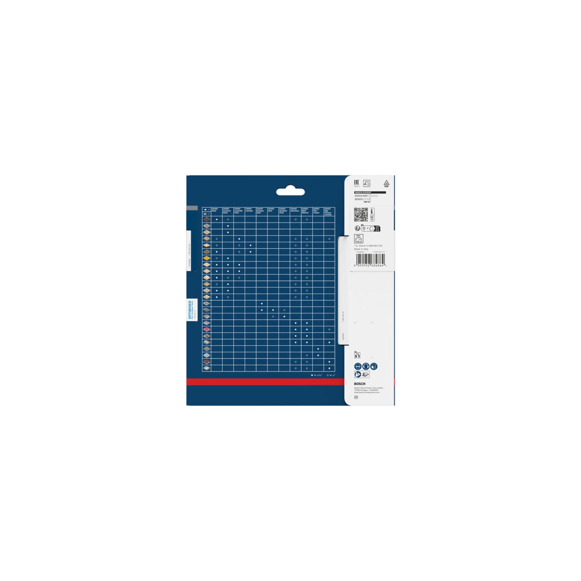 BOSCH EXPERT Wood Kreissägeblatt, 190x30 mm, Z60 (2608902158)