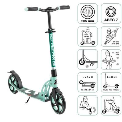 SIX DEGREES Aluminium Scooter 205 mm mint