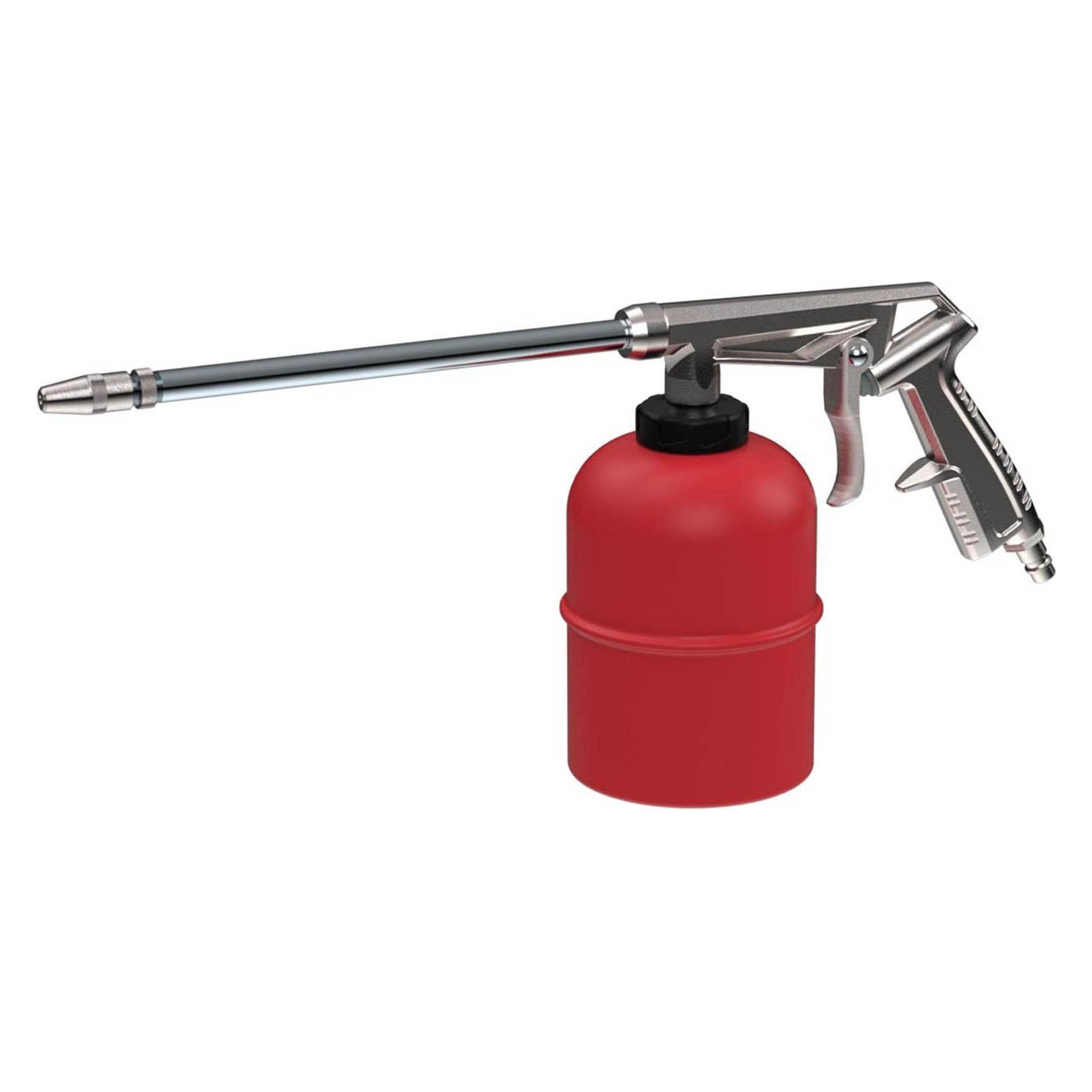 Riegler Sprühpistole Düse gerade, 1l, Kunstst. rot, 2-8bar, Stecker NW7,2 (100307)