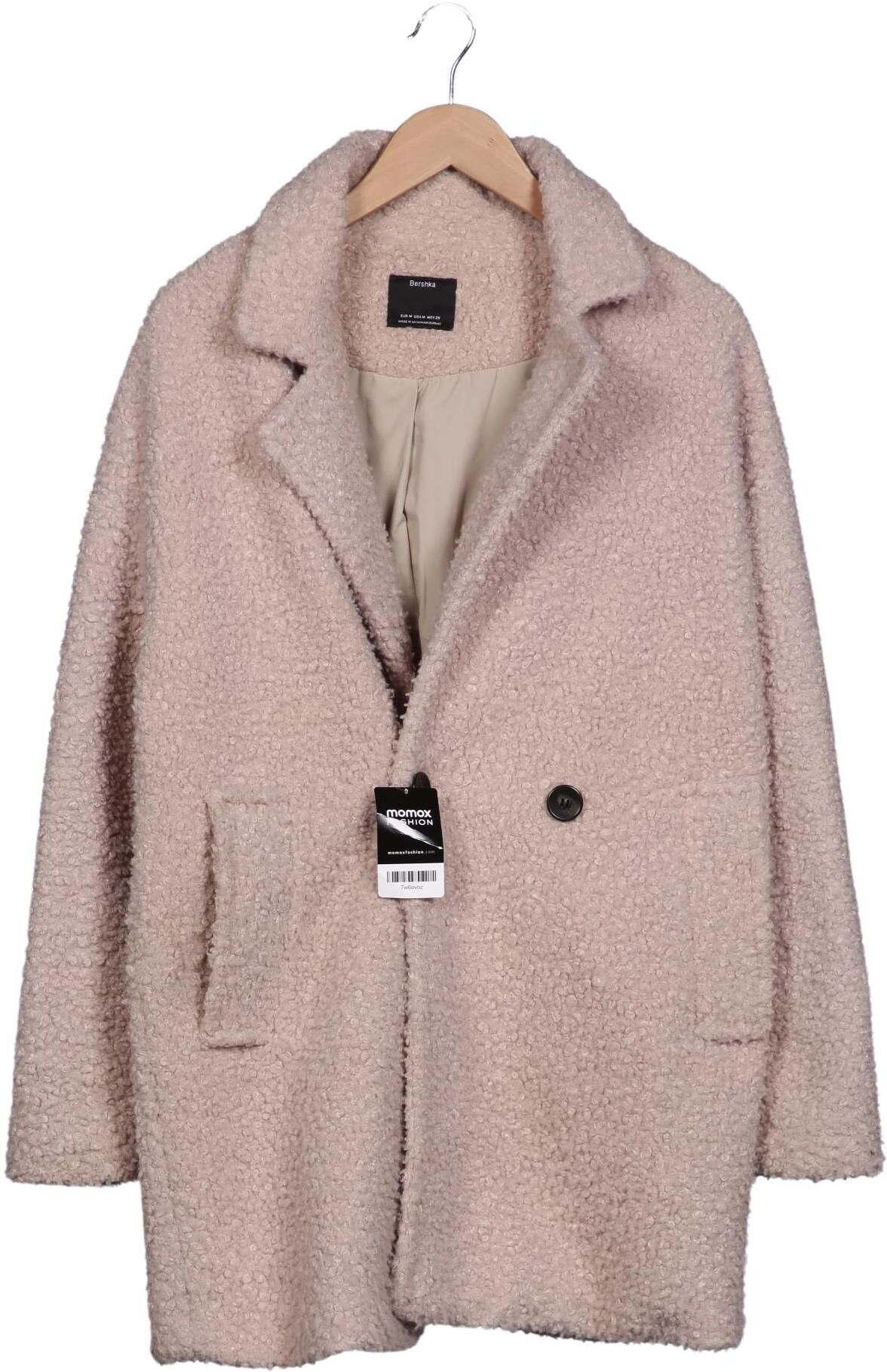 bershka Damen Mantel, Pink, Gr. M, Synthetik - Second Hand