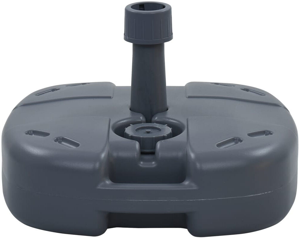 Freeport Park Raquel 1.75kg Plastic Free Standing Umbrella Base Grey 130mm H X 45cm W X 47.5cm D