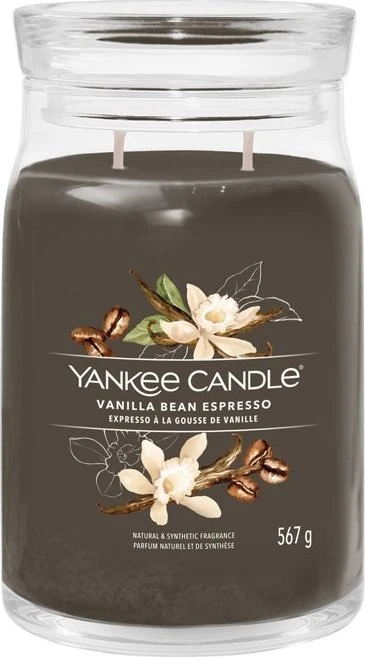 YANKEE CANDLE Signature 2 Dochte Vanilla Bean Espresso 567 g