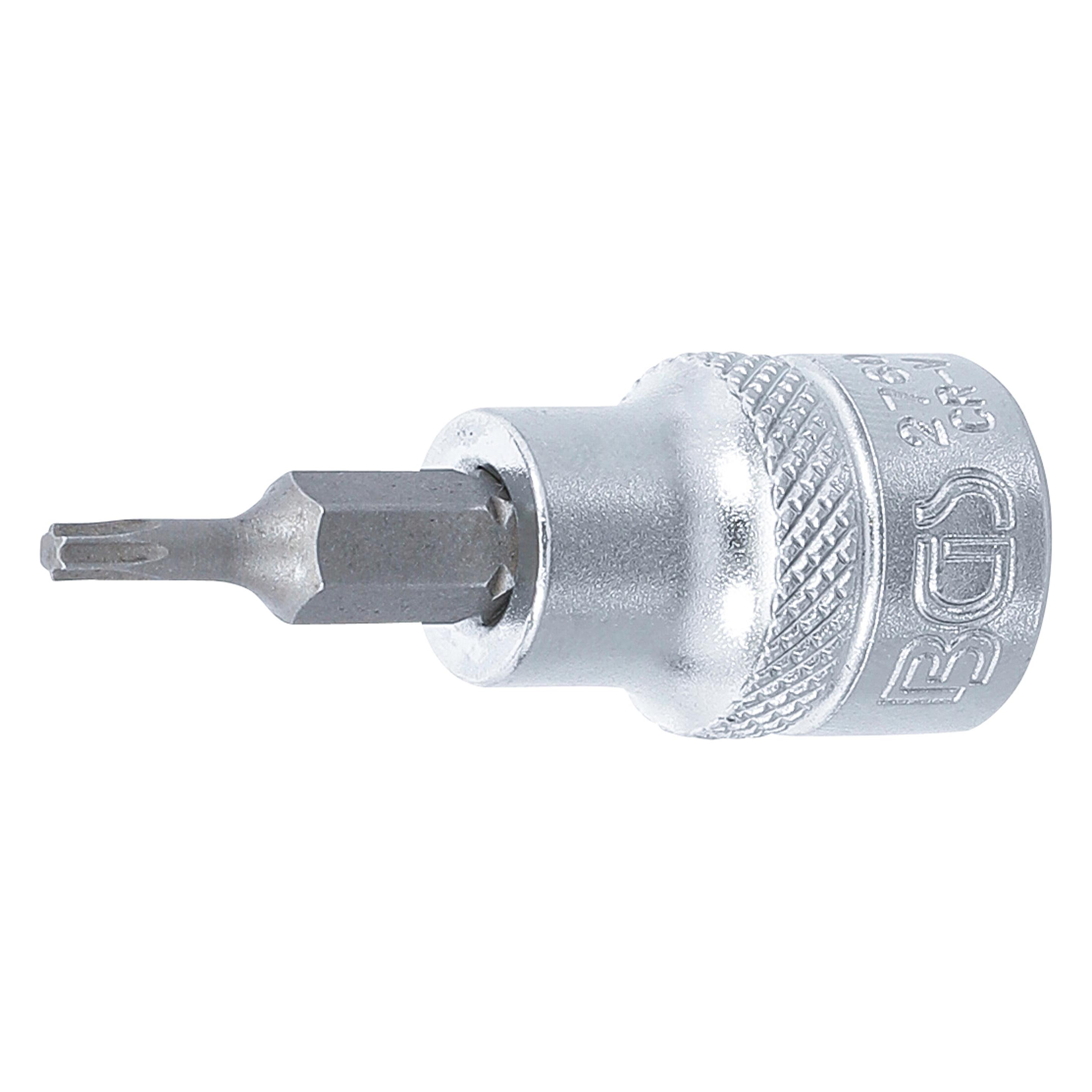 BGS Bit-Einsatz Antrieb Innenvierkant 10 mm (3/8") T-Profil (für Torx) T10 (2760)