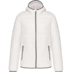 Kariban Leichte Herren Kapuzen Steppjacke Stepp-Jacke K6110 white L