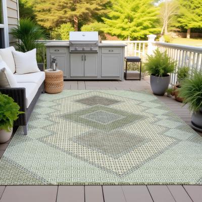 Addison Rugs Machine Washable Indoor/Outdoor Geo Modern Chantille Rug