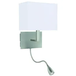 Searchlight 6519SS ADJUSTABLE WALL Wandleuchte 1xE27 + LED