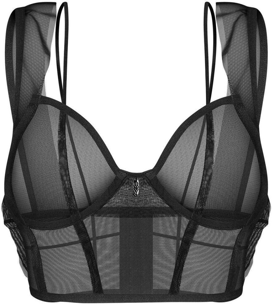 Obsessive Exquisite Nuites top - Noir