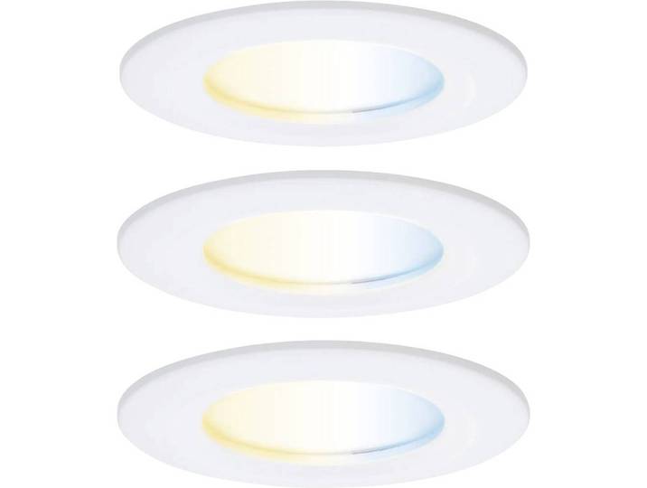 Paulmann 92442 Plafonnier Led\, Luminaire À Led Encastrable 6 W Blanc Mat