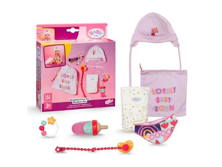 BABY Born Newborn Set mit Zubehör für 43 cm Puppen
