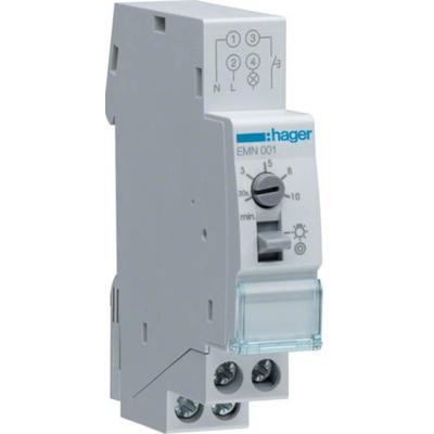 Hager EMN001 Treppenlichtzeitschalter Hutschiene 230 V