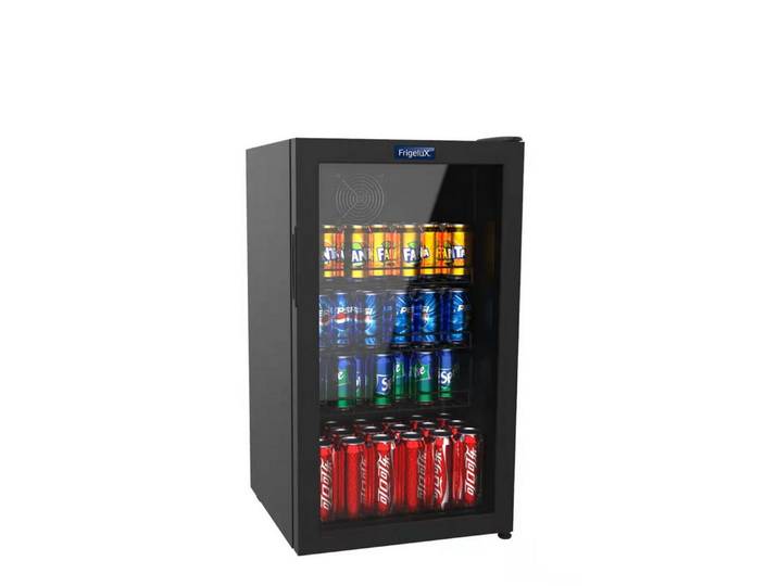FrigeluX Getränkekühlschrank D95, 84 cm hoch, Schloss