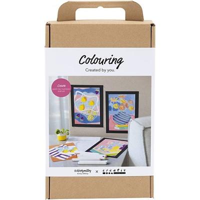 Creativ Company Kreativ Set Ausmalen, Malen nach Zahlen, Marker