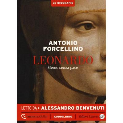 Leonardo. Genio senza pace letto da Alessandro Benvenuti. Audiolibro. CD Audio formato MP3 - Antonio Forcellino, CD, 9788858135570