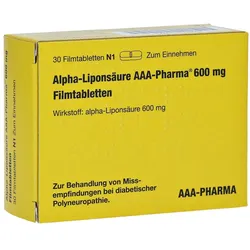 Alpha Liponsäure AAA- Pharma 600 mg Film 30 St