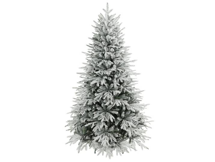 KÜNSTLICHER-WEIHNACHTSBAUM PE Metall Grün Weiß