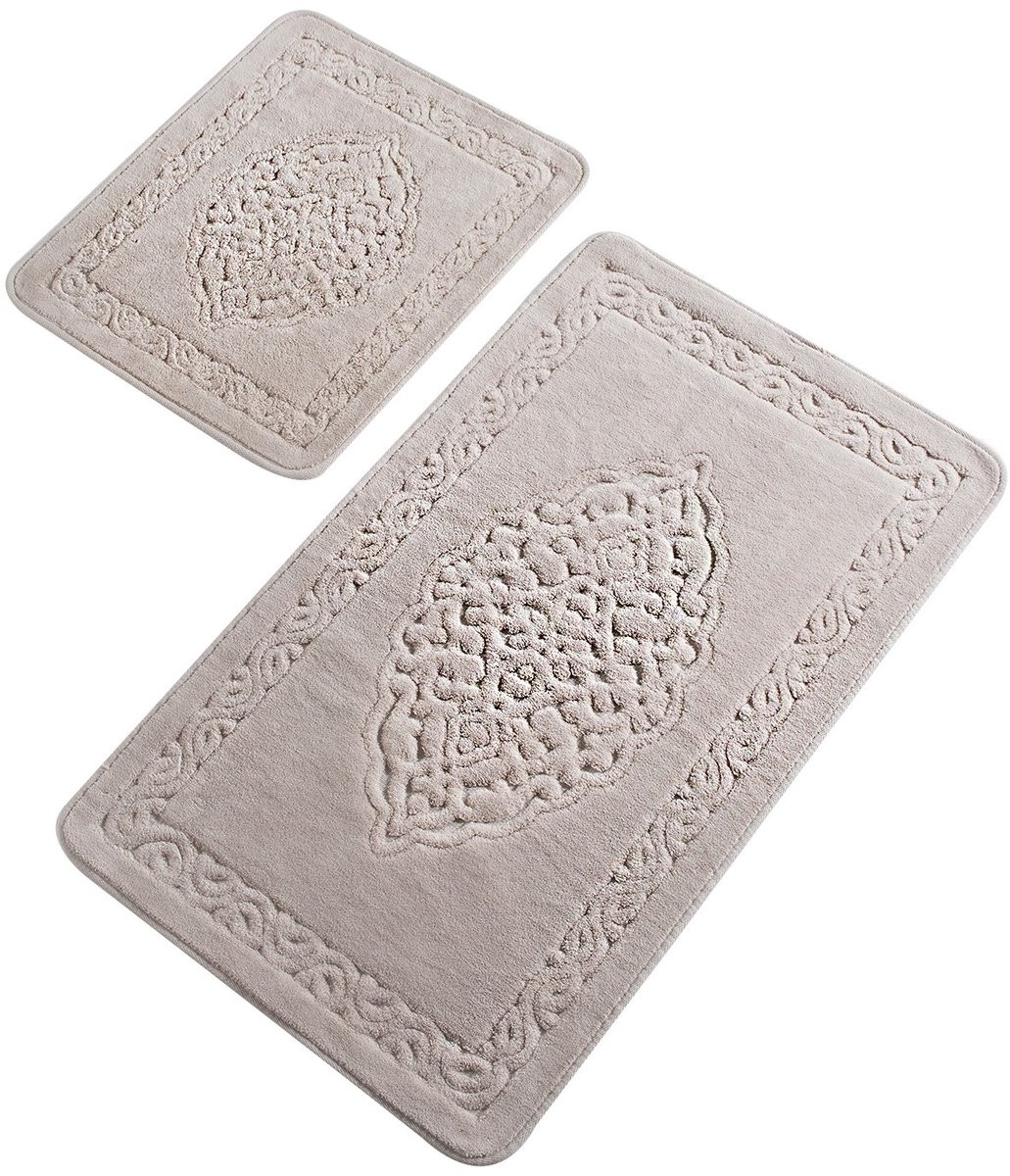 Asir Badmat set van 2 stuks - Katoen - Antibacterieel en Antislip - Machinewasbaar
