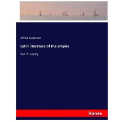 Latin literature of the empire, Belletristik von Alfred Gudeman