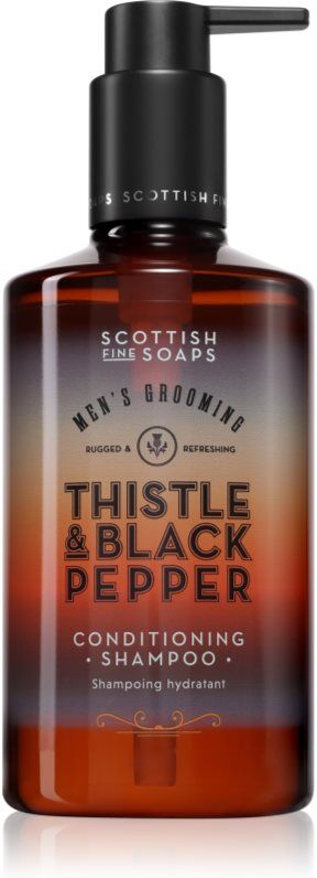 Scottish Fine Soaps Thistle & Black Pepper shampoing pour homme 300 ml