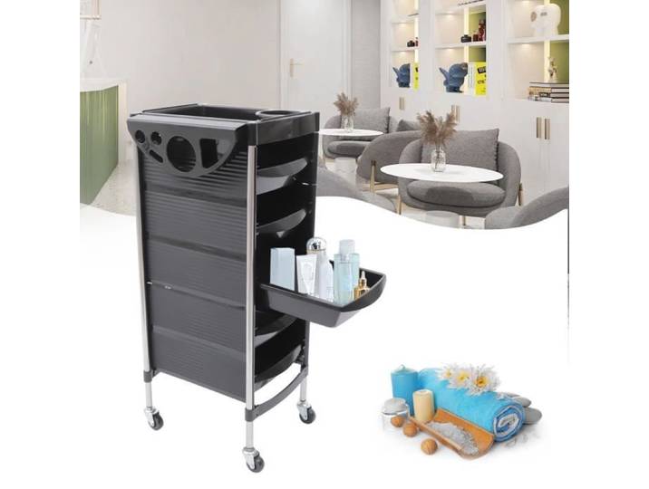 Chariot de travail - meuble etagere - chariot de beauté avec roues