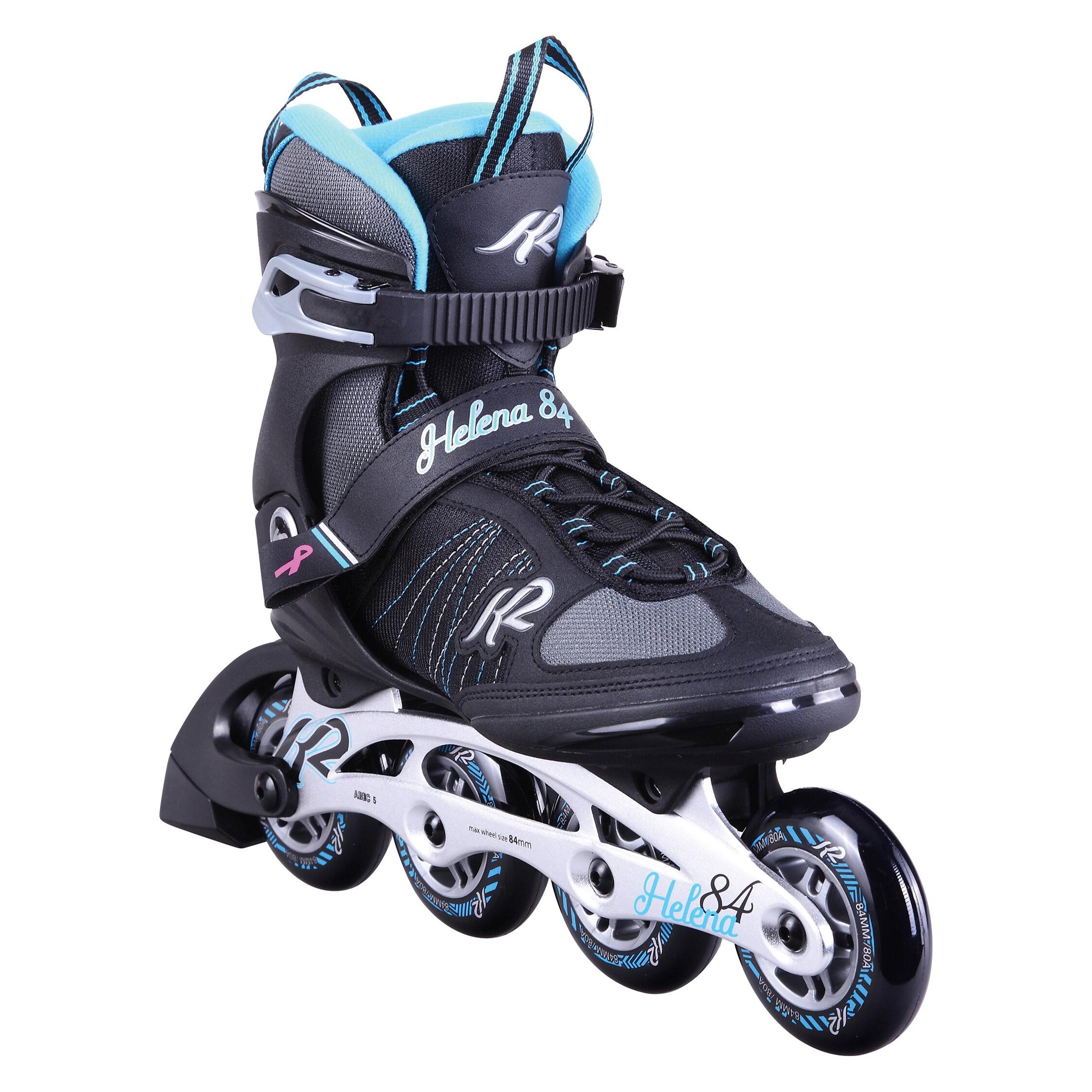 K2 Inline Skates HELENA 84 Für Damen Mit Softboot, Black - Blue, 30D0372, EU: 36 (UK: 3.5 / US: 6 (36) (24878464)