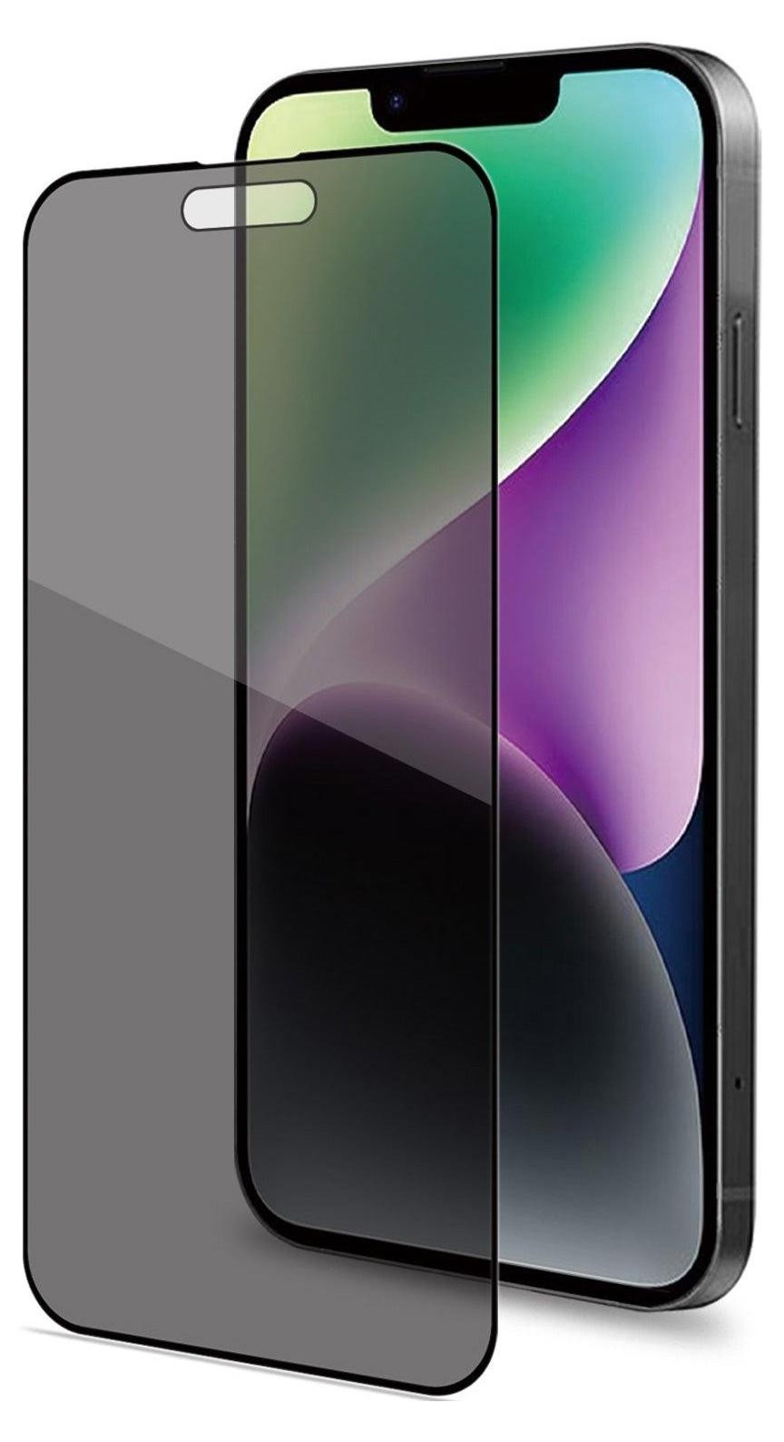Celly PRIVACYF1053BK beschermhoes voor Apple iPhone 15, Zwart
