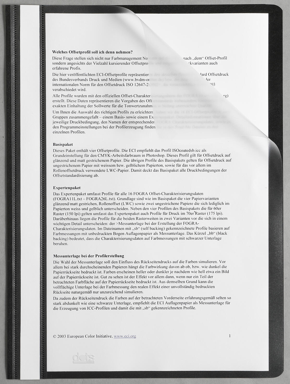 dots Schnellhefter DIN A4 Polypropylen (PP) schwarz 36730