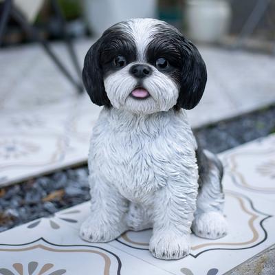 Hi-Line SoReal White & Black Shih Tzu