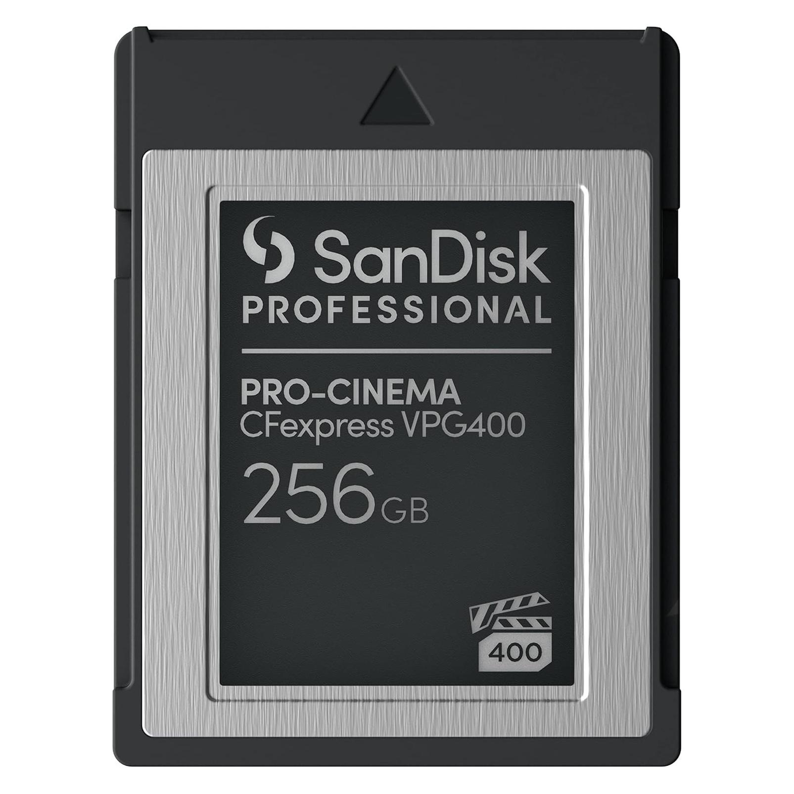 Sandisk PRO-CINEMA CFexpress" VPG400 (256 GB, CFexpress Typ B) (SDPCVN4-256G-GNANN)