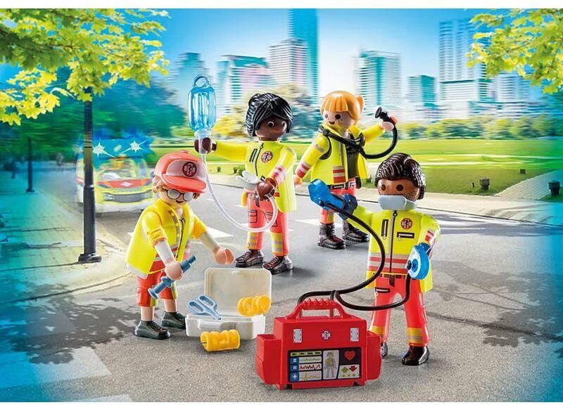 Playmobil Equipo De Rescate Talla Única Unisex