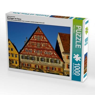 CALVENDO Puzzle Ein Motiv aus dem Kalender Esslingen im Fokus | 1000 Teile Lege-Größe 64x48cm Foto-Puzzle für glückliche Stunden