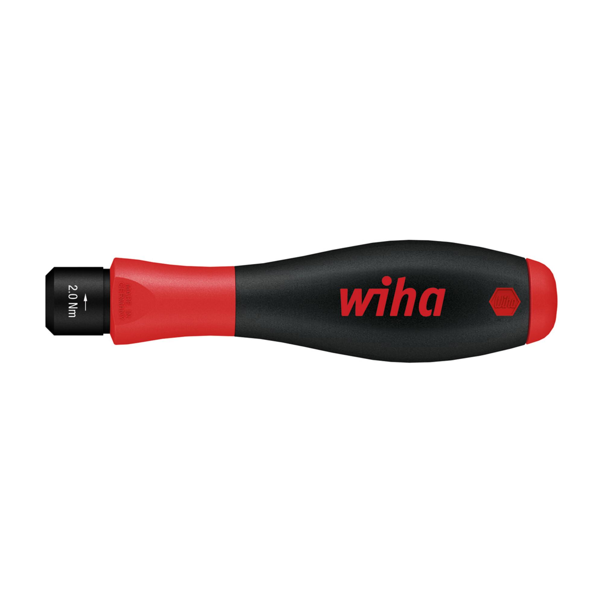 Wiha Drehmoment-Schraubendreher TorqueFix® fest voreingestellte Drehmomentbegrenzung 0,6 Nm, 4 mm (26047)