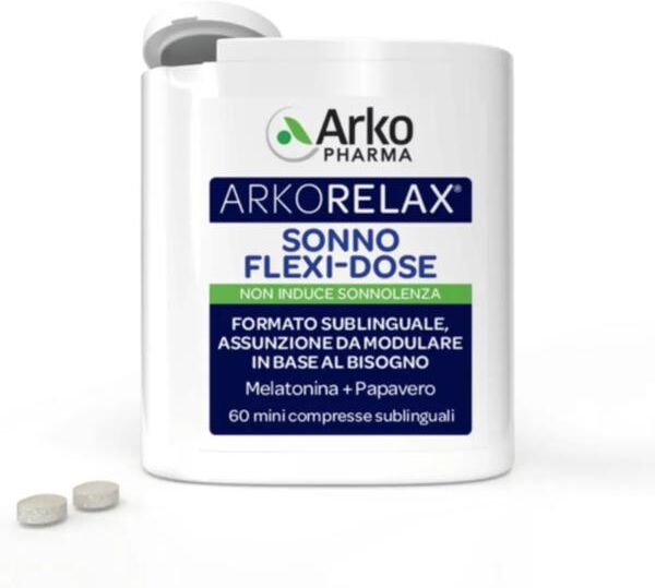 Arkorelax Arkopharma Sonno Flexi Dose Integratore Per Il Sonno 60 Mini Compresse
