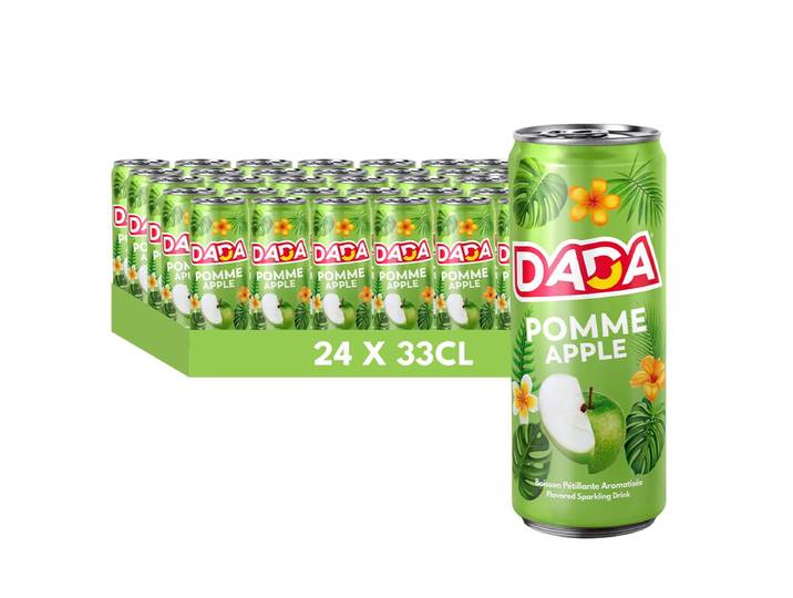 DADA boisson gazeuse pomme 24 x 33 cl