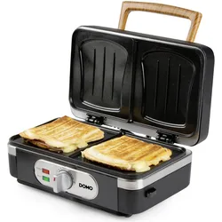 Domo DO9278C, Kontaktgrill, Schwarz