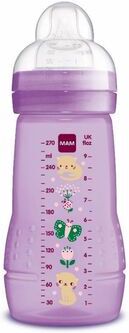 Mam Biberão Easy Active +2m Rosa 270 ml