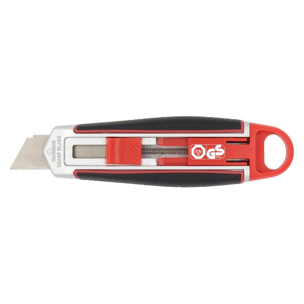 Wedo Safety-Cutter Long Blade, Klinge: 18 mm, rot/schwarz (Cutter) (78 830)